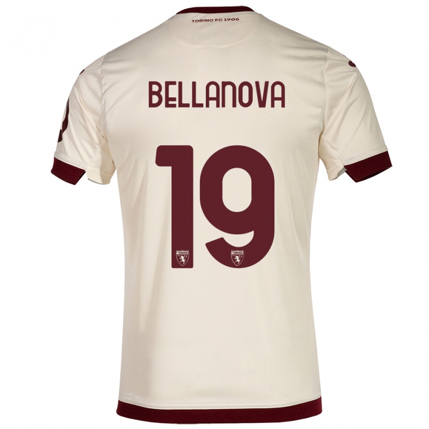 Kinderen Raoul Bellanova #19 Champagne Uitshirt Uittenue 2023/24 T-Shirt