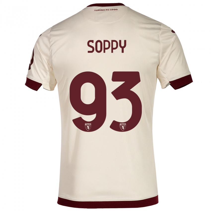 Kinderen Brandon Soppy #93 Champagne Uitshirt Uittenue 2023/24 T-Shirt
