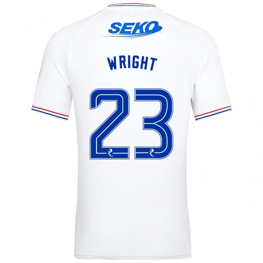 Kinderen Scott Wright #23 Wit Uitshirt Uittenue 2023/24 T-Shirt