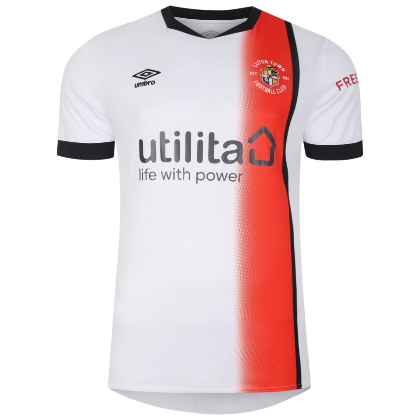 Kinderen Jayden Luker #47 Wit Uitshirt Uittenue 2023/24 T-Shirt