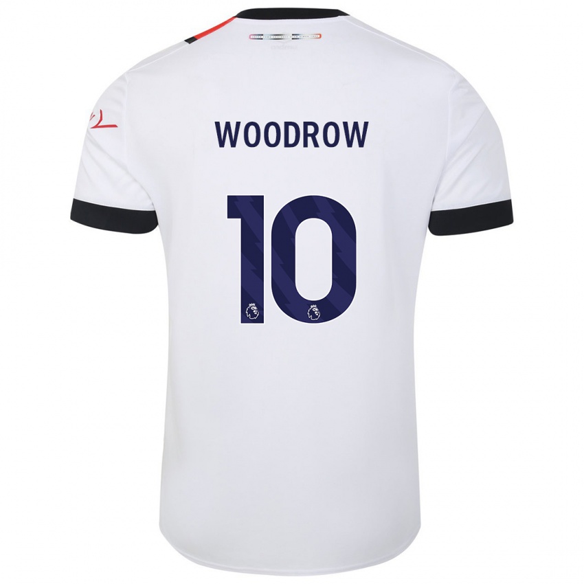 Kinderen Cauley Woodrow #10 Wit Uitshirt Uittenue 2023/24 T-Shirt