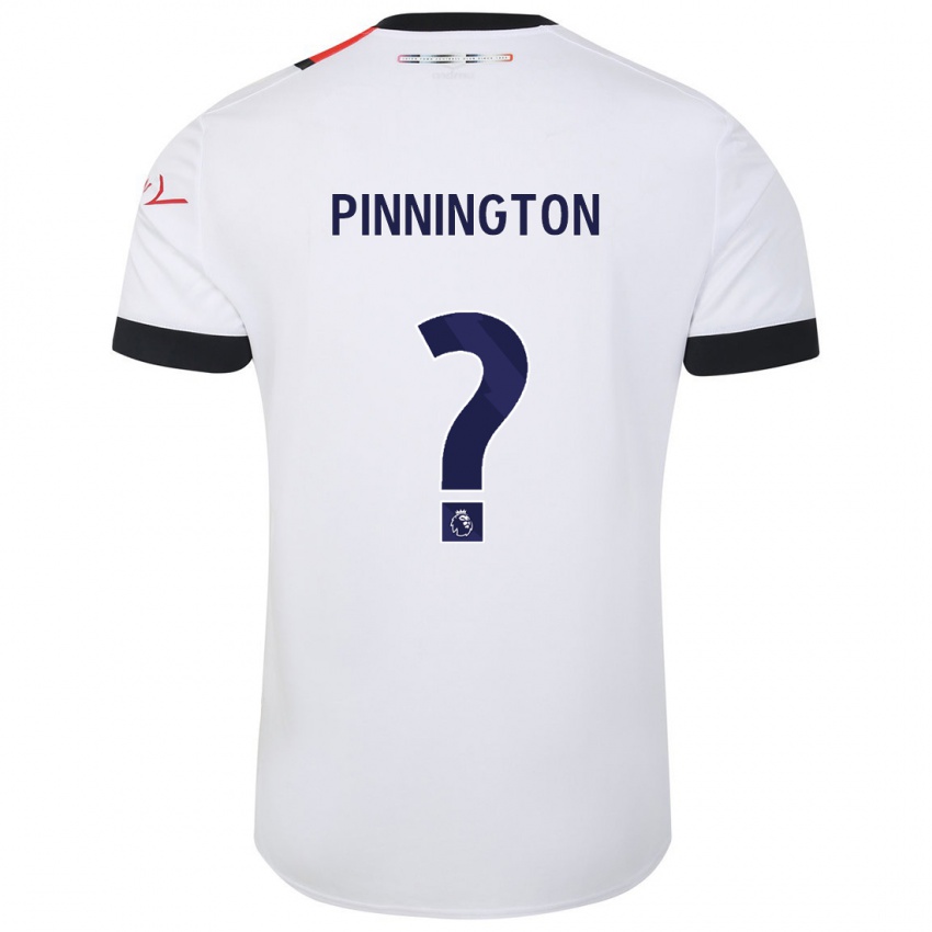 Kinderen Jacob Pinnington #0 Wit Uitshirt Uittenue 2023/24 T-Shirt