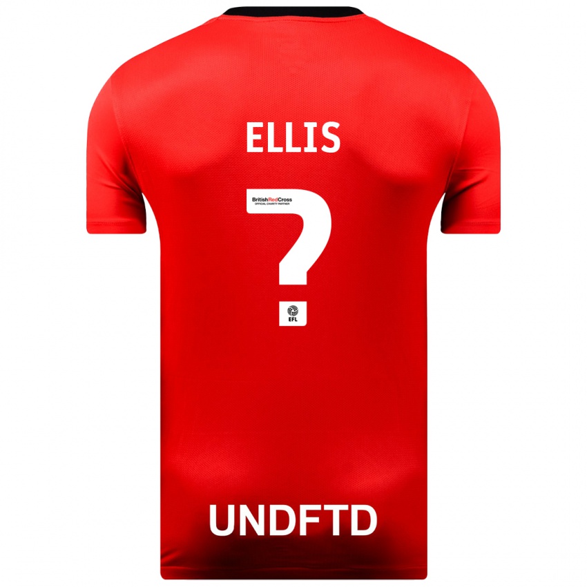 Kinderen O'shea Ellis #0 Rood Uitshirt Uittenue 2023/24 T-Shirt