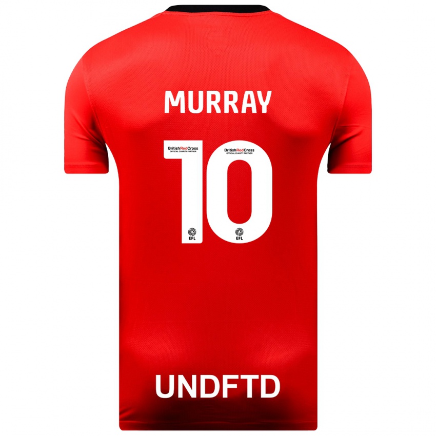 Kinderen Christie Murray #10 Rood Uitshirt Uittenue 2023/24 T-Shirt