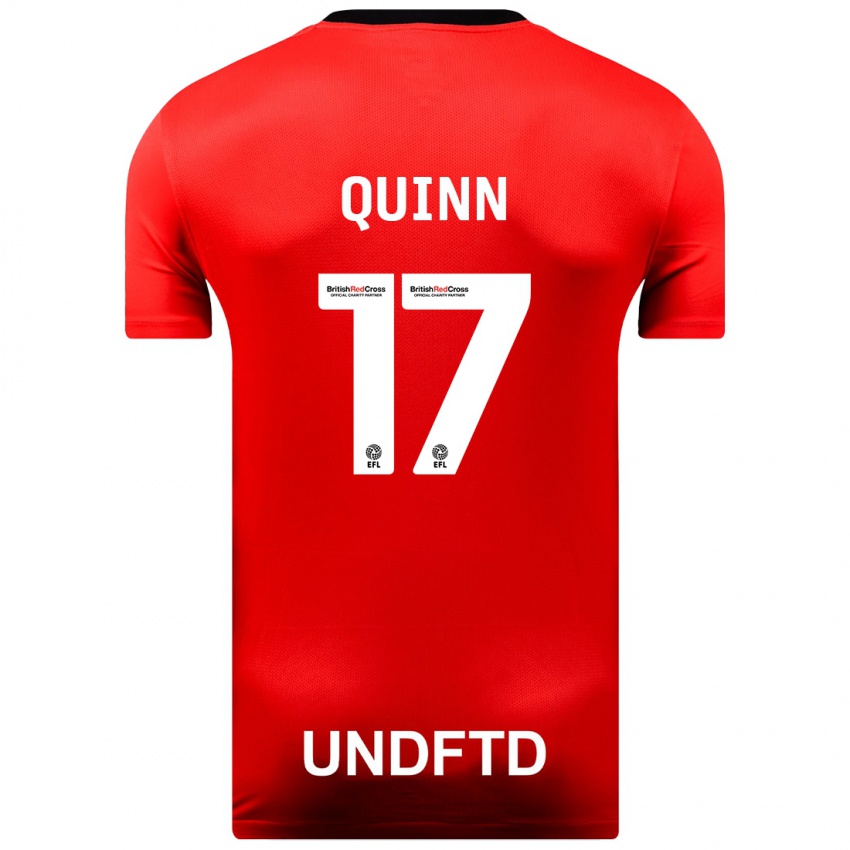 Kinderen Lucy Quinn #17 Rood Uitshirt Uittenue 2023/24 T-Shirt