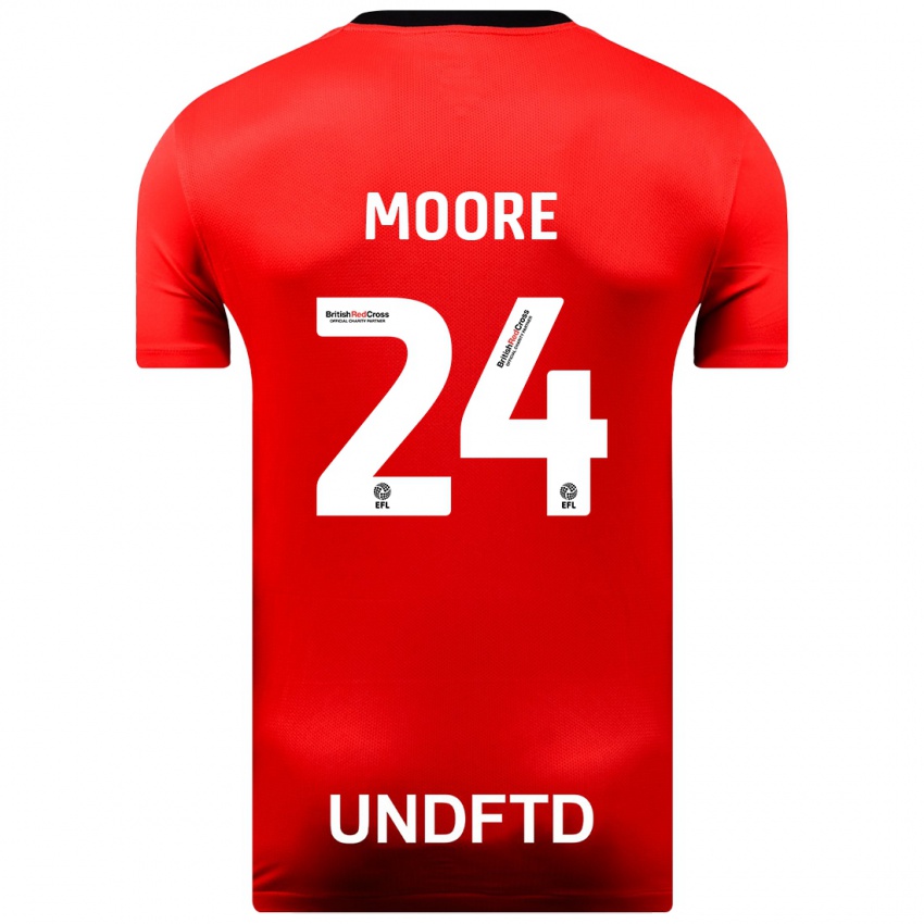 Kinderen Jade Ellis Moore #24 Rood Uitshirt Uittenue 2023/24 T-Shirt