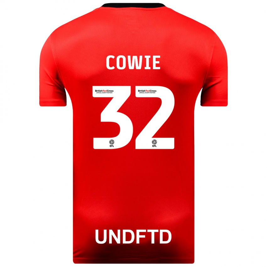 Kinderen Abbie Cowie #32 Rood Uitshirt Uittenue 2023/24 T-Shirt