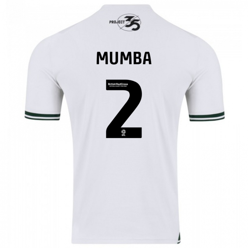 Kinderen Bali Mumba #2 Wit Uitshirt Uittenue 2023/24 T-Shirt