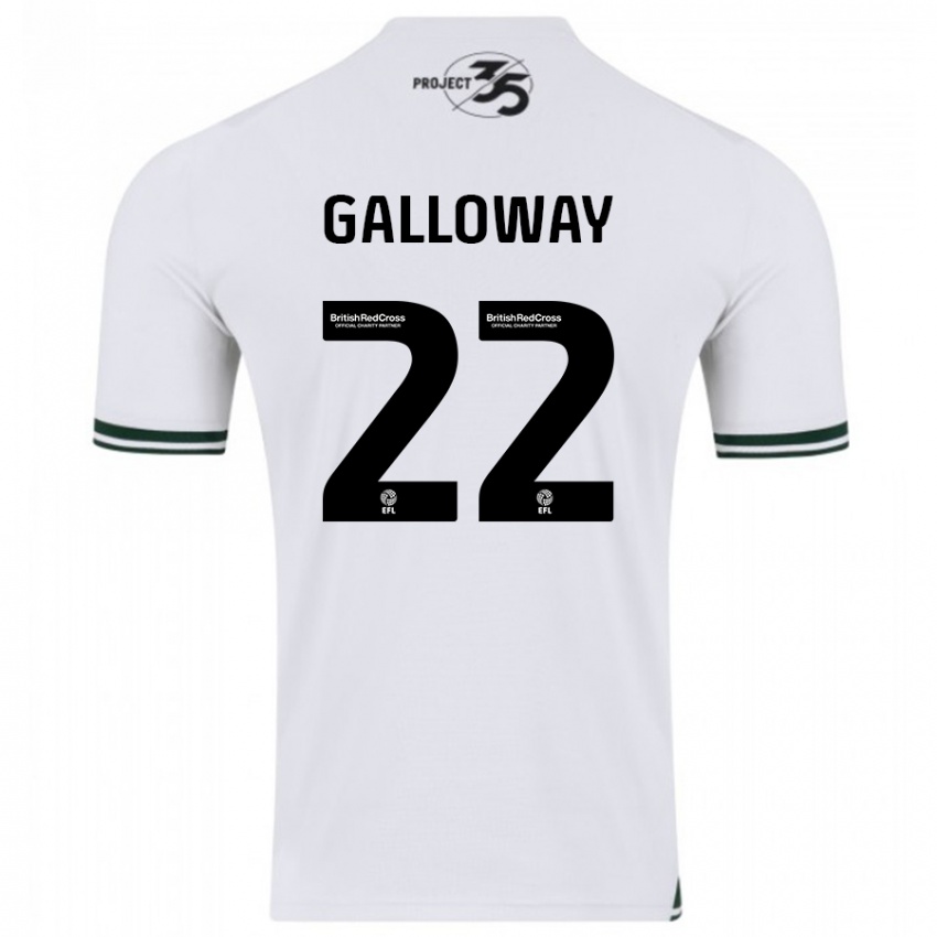 Kinderen Brendan Galloway #22 Wit Uitshirt Uittenue 2023/24 T-Shirt