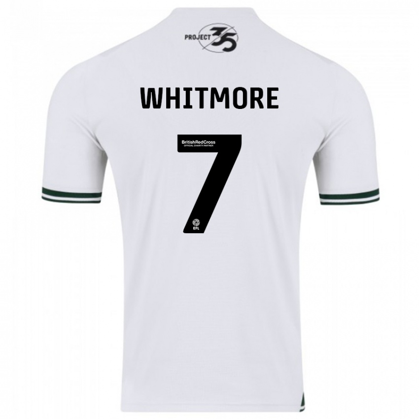 Kinderen Charlotte Whitmore #7 Wit Uitshirt Uittenue 2023/24 T-Shirt