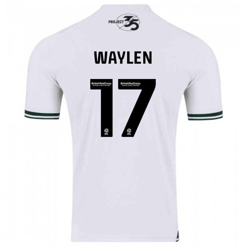 Kinderen Libby Waylen #17 Wit Uitshirt Uittenue 2023/24 T-Shirt