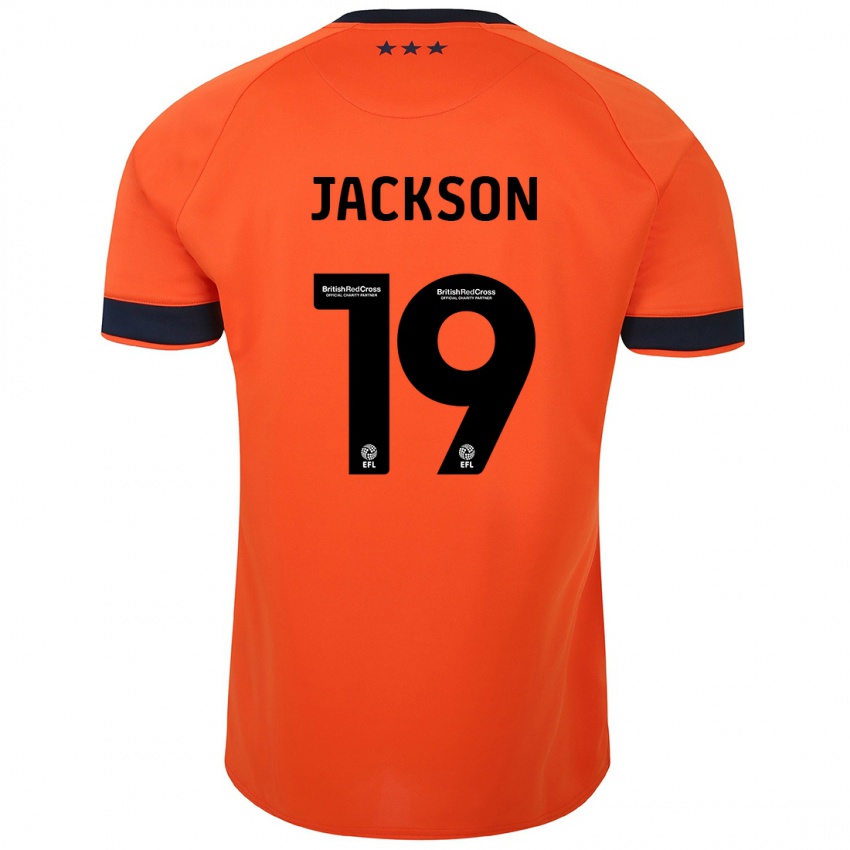 Kinderen Kayden Jackson #19 Oranje Uitshirt Uittenue 2023/24 T-Shirt