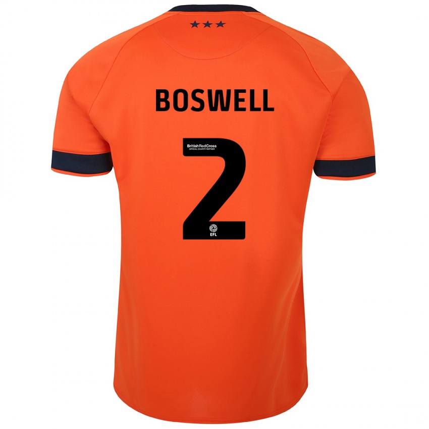 Kinderen Maria Boswell #2 Oranje Uitshirt Uittenue 2023/24 T-Shirt