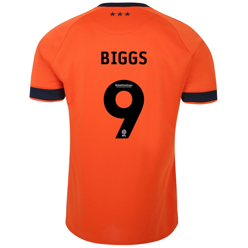 Kinderen Maddie Biggs #9 Oranje Uitshirt Uittenue 2023/24 T-Shirt