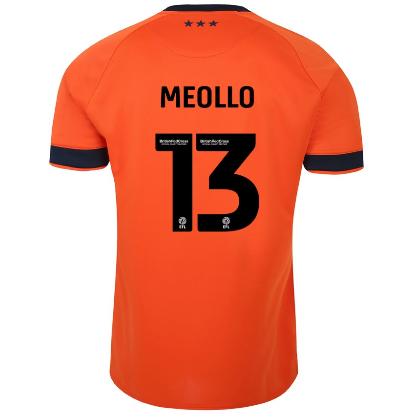 Kinderen Nina Meollo #13 Oranje Uitshirt Uittenue 2023/24 T-Shirt