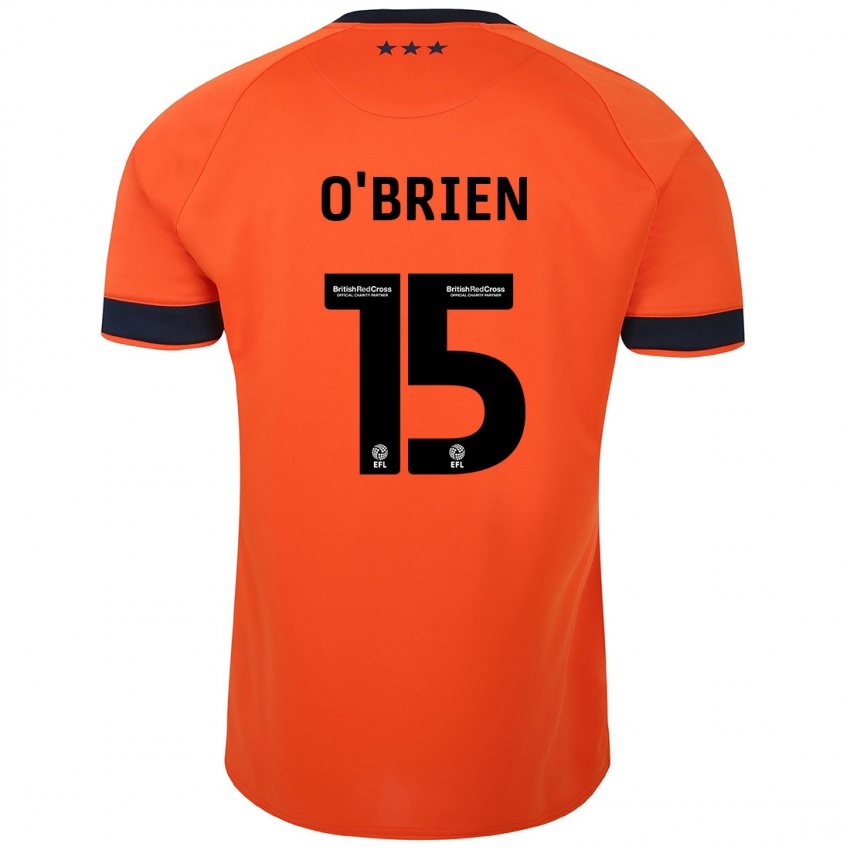 Kinderen Lucy O'brien #15 Oranje Uitshirt Uittenue 2023/24 T-Shirt