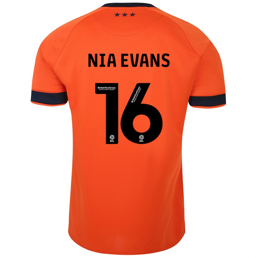 Kinderen Nia Evans #16 Oranje Uitshirt Uittenue 2023/24 T-Shirt