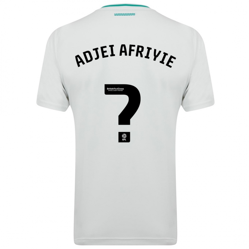 Kinderen Hansel Adjei-Afriyie #0 Wit Uitshirt Uittenue 2023/24 T-Shirt