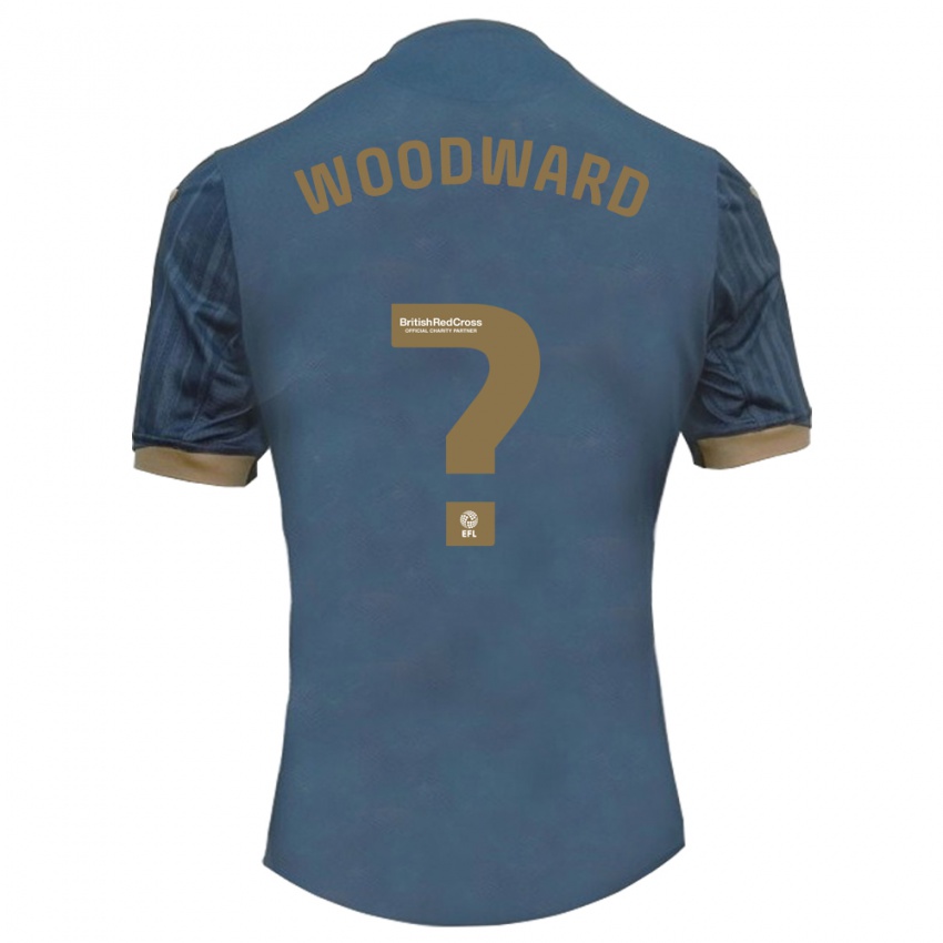 Kinderen Thomas Woodward #0 Donkerblauw Uitshirt Uittenue 2023/24 T-Shirt