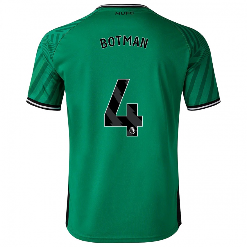 Kinderen Sven Botman #4 Groente Uitshirt Uittenue 2023/24 T-Shirt