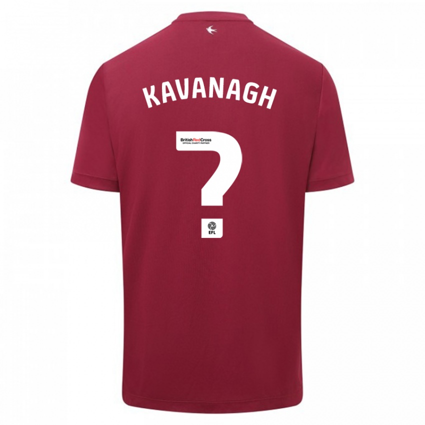 Kinderen Ryan Kavanagh #0 Rood Uitshirt Uittenue 2023/24 T-Shirt