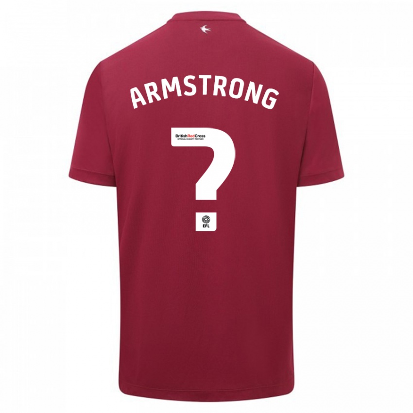 Kinderen Luke Armstrong #0 Rood Uitshirt Uittenue 2023/24 T-Shirt