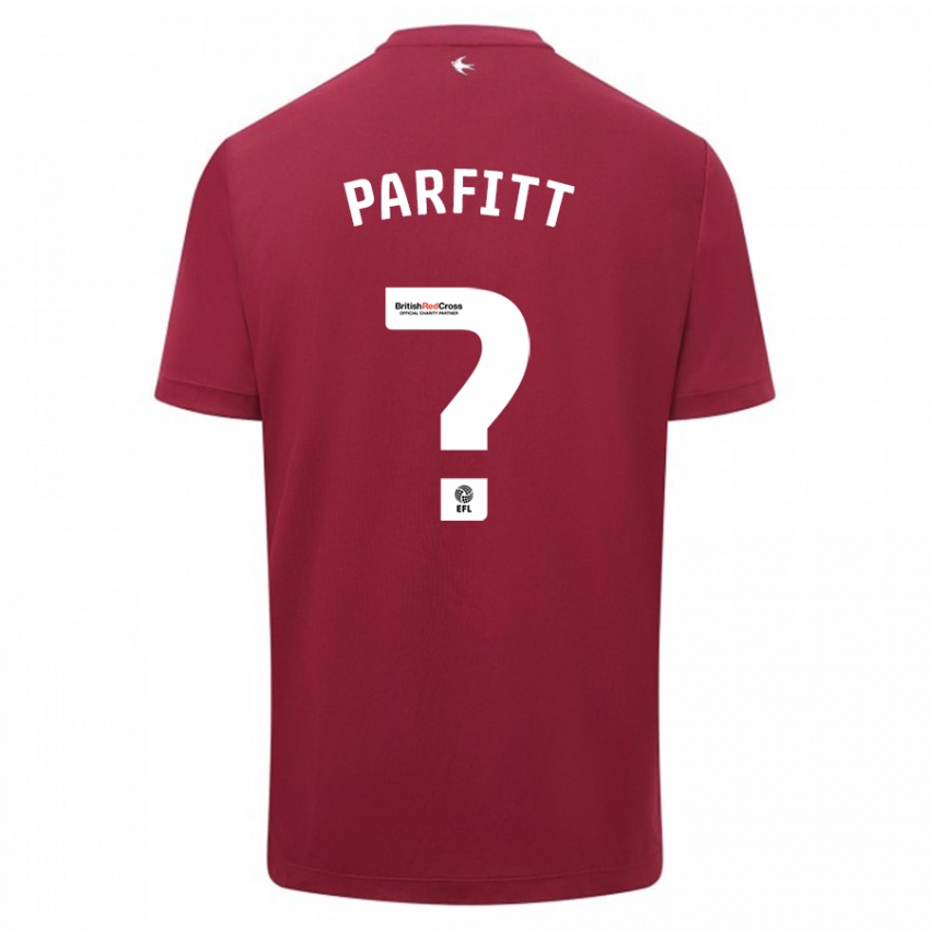Kinderen T-Jay Parfitt #0 Rood Uitshirt Uittenue 2023/24 T-Shirt