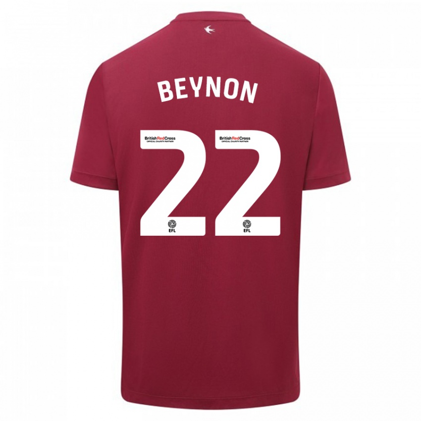 Kinderen Emma Beynon #22 Rood Uitshirt Uittenue 2023/24 T-Shirt