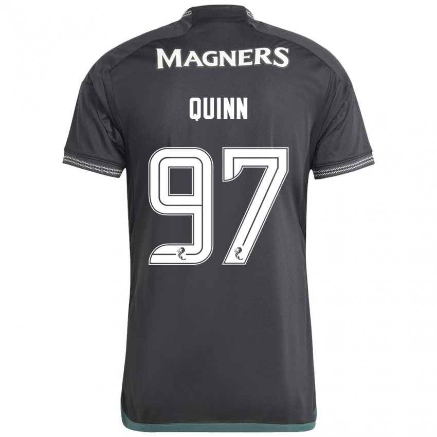 Kinderen Ben Quinn #97 Zwart Uitshirt Uittenue 2023/24 T-Shirt