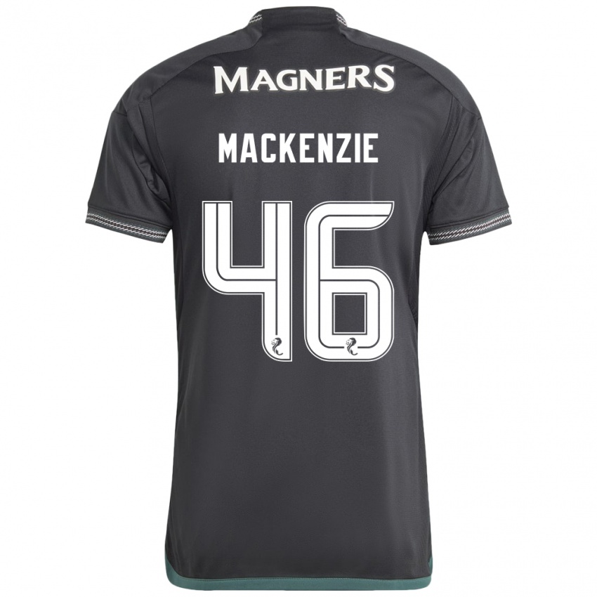 Kinderen Magnus Mackenzie #46 Zwart Uitshirt Uittenue 2023/24 T-Shirt