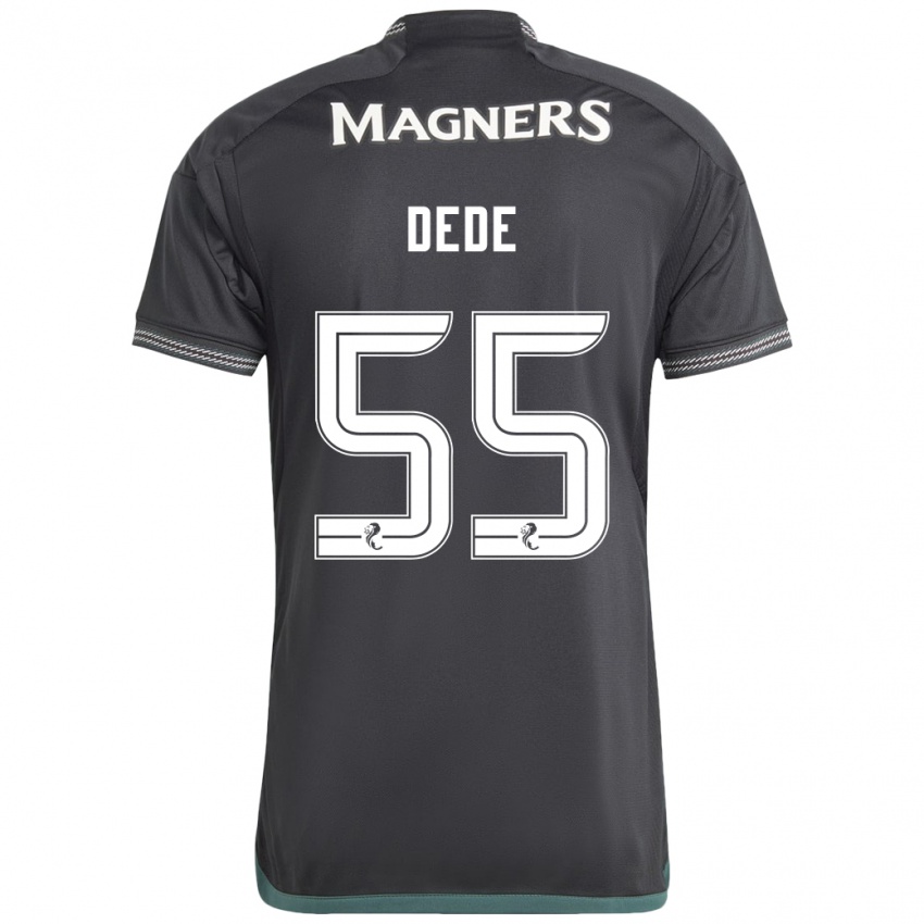 Kinderen Josh Dede #55 Zwart Uitshirt Uittenue 2023/24 T-Shirt