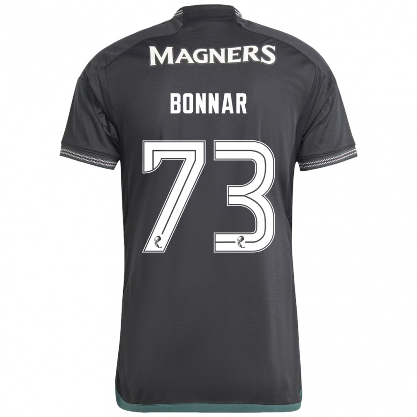 Kinderen Jude Bonnar #73 Zwart Uitshirt Uittenue 2023/24 T-Shirt