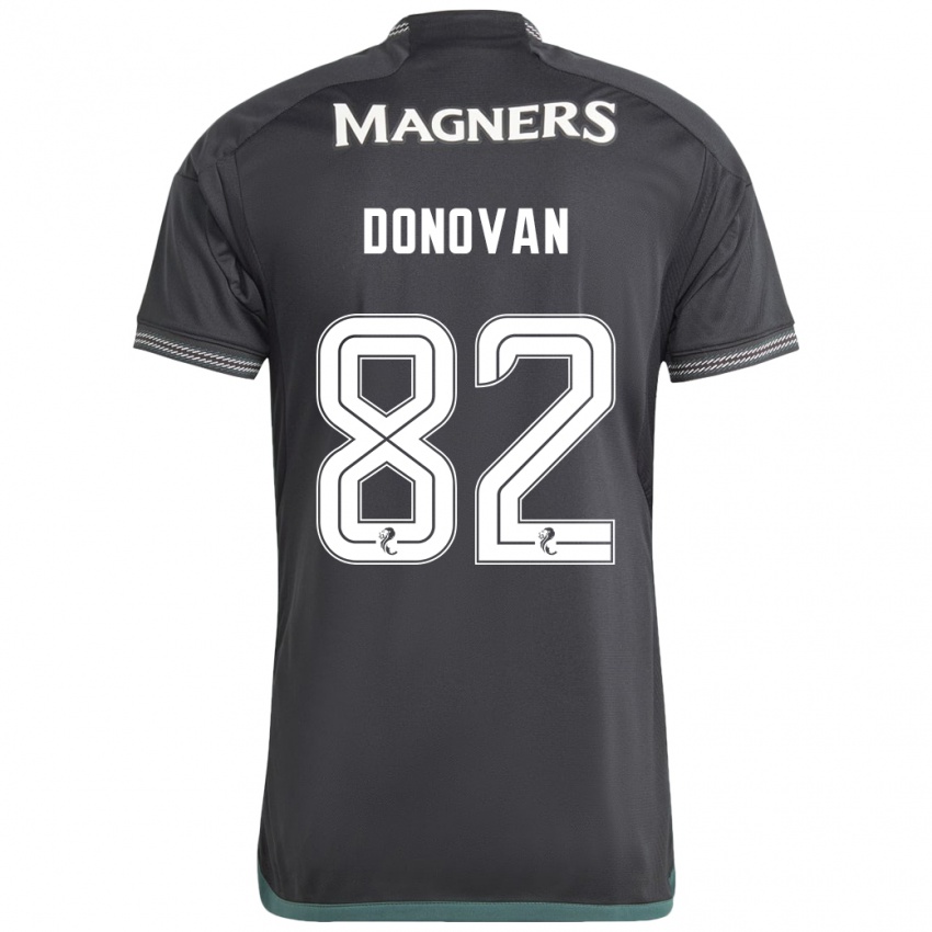 Kinderen Colby Donovan #82 Zwart Uitshirt Uittenue 2023/24 T-Shirt