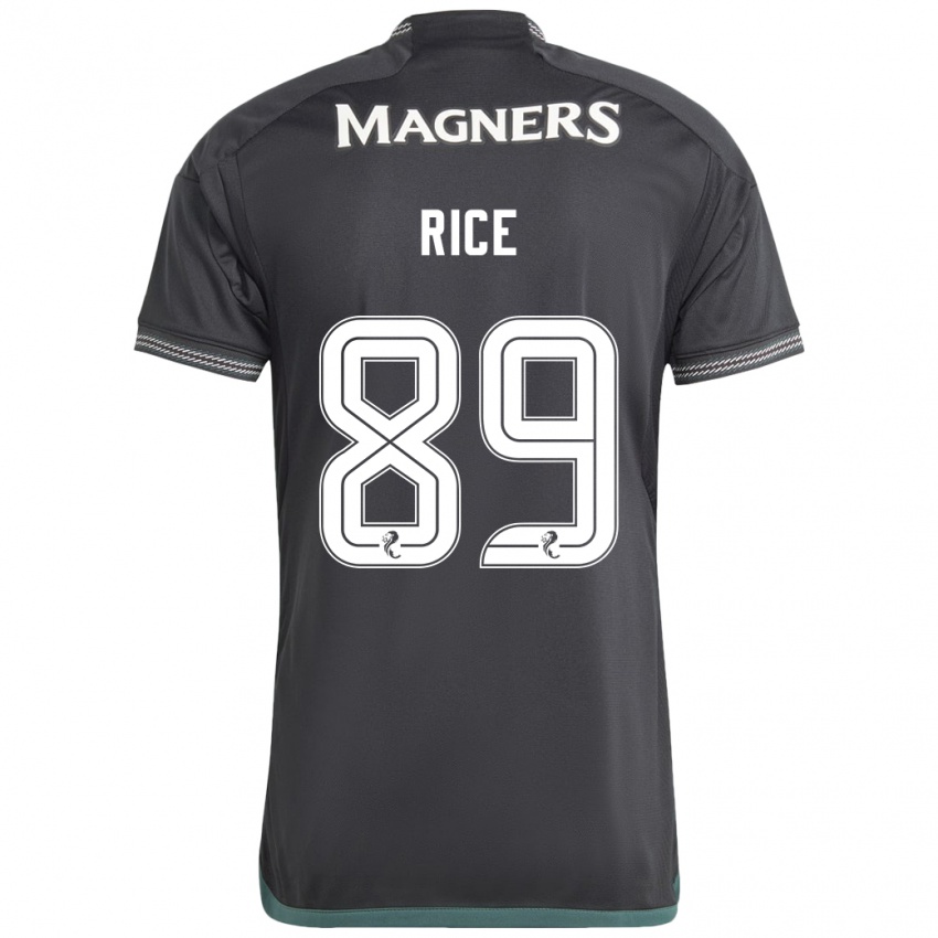 Kinderen Aidan Rice #89 Zwart Uitshirt Uittenue 2023/24 T-Shirt