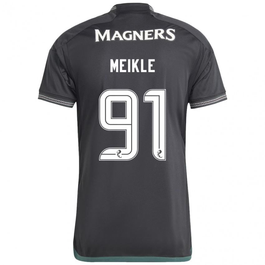 Kinderen Jamie Meikle #91 Zwart Uitshirt Uittenue 2023/24 T-Shirt