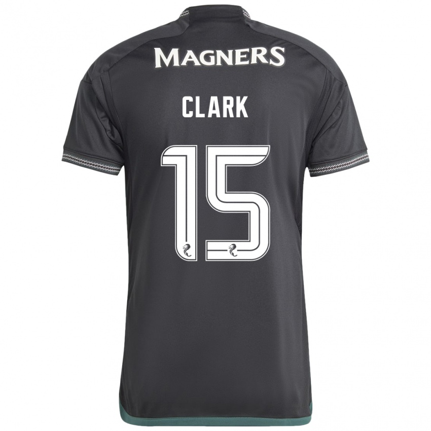 Kinderen Kelly Clark #15 Zwart Uitshirt Uittenue 2023/24 T-Shirt