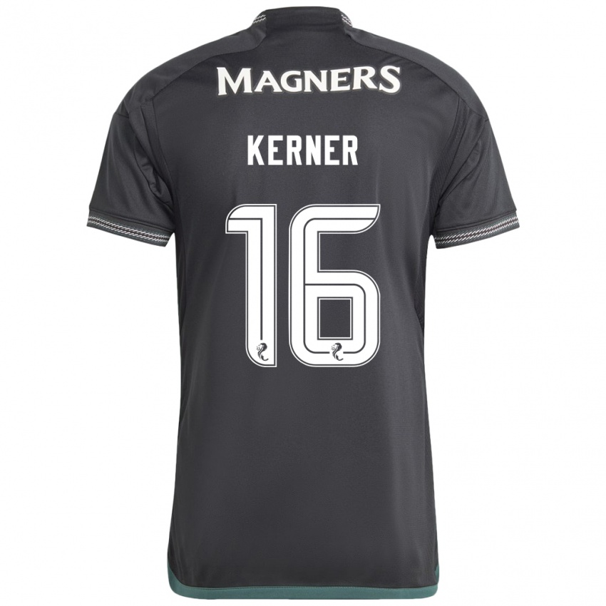 Kinderen Hana Kerner #16 Zwart Uitshirt Uittenue 2023/24 T-Shirt