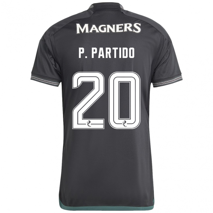 Kinderen Paula Partido #20 Zwart Uitshirt Uittenue 2023/24 T-Shirt