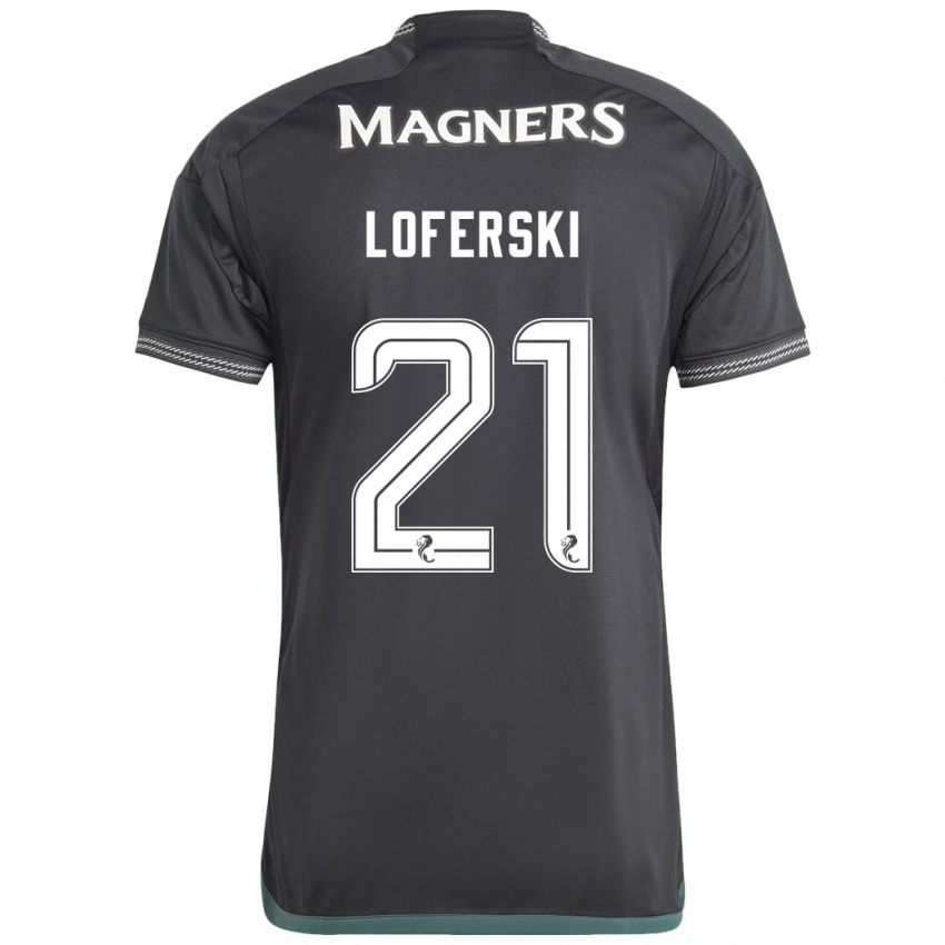 Kinderen Kit Loferski #21 Zwart Uitshirt Uittenue 2023/24 T-Shirt