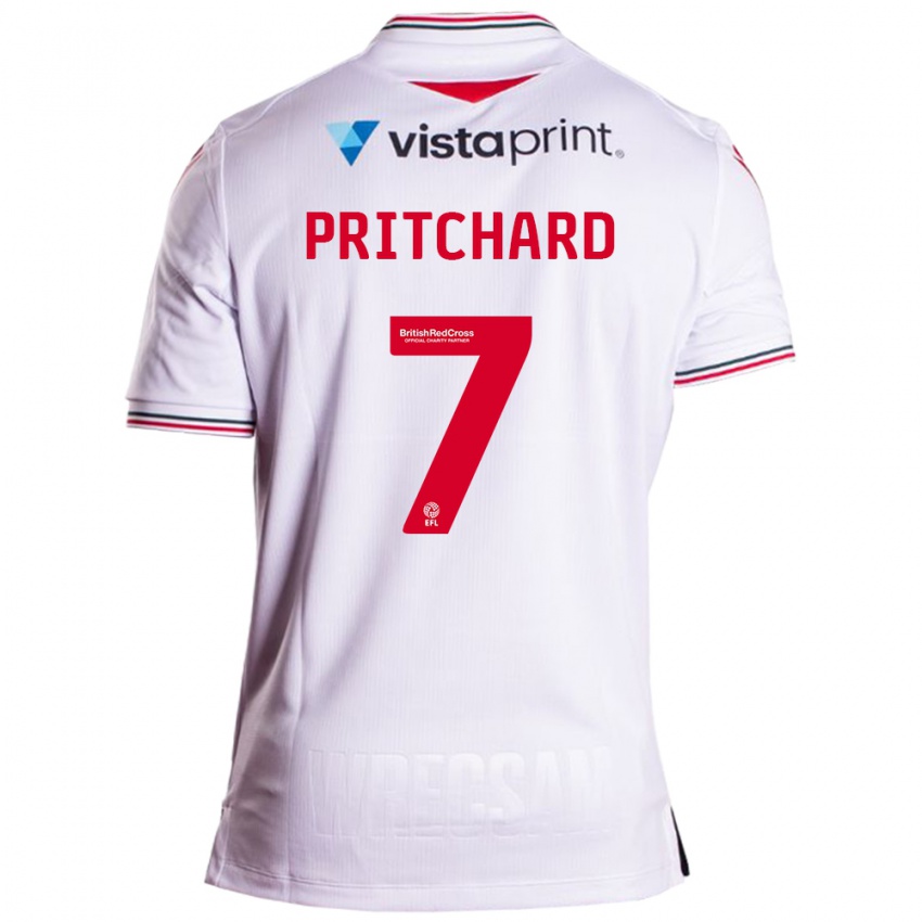 Kinderen Rebecca Pritchard #7 Wit Uitshirt Uittenue 2023/24 T-Shirt