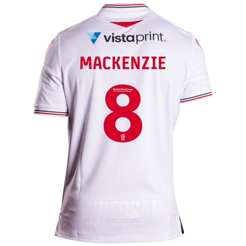 Kinderen Libby Mackenzie #8 Wit Uitshirt Uittenue 2023/24 T-Shirt