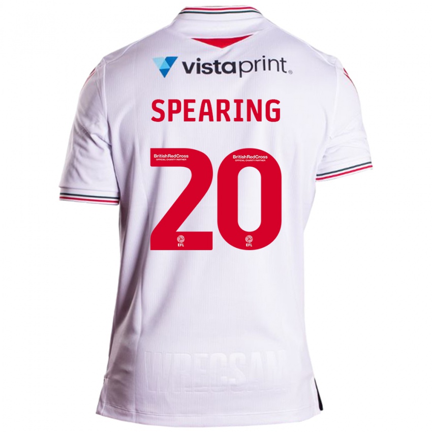 Kinderen Natasha Spearing #20 Wit Uitshirt Uittenue 2023/24 T-Shirt