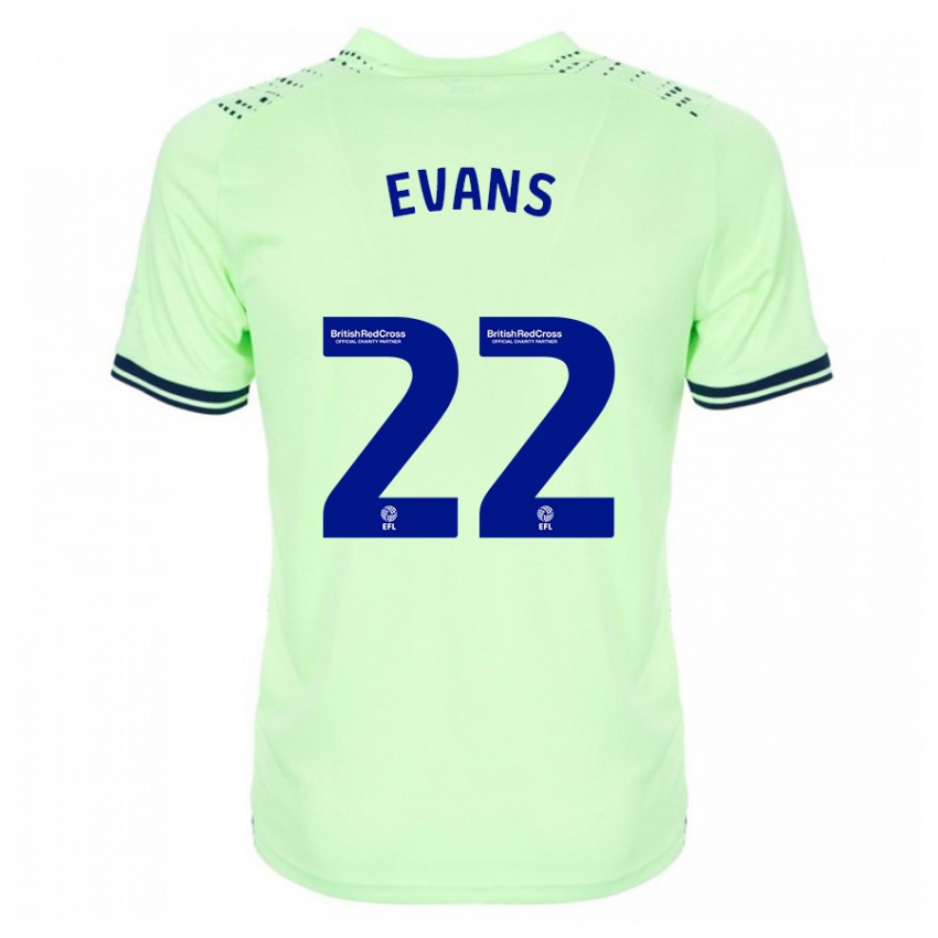 Kinderen Kate Evans #22 Marine Uitshirt Uittenue 2023/24 T-Shirt