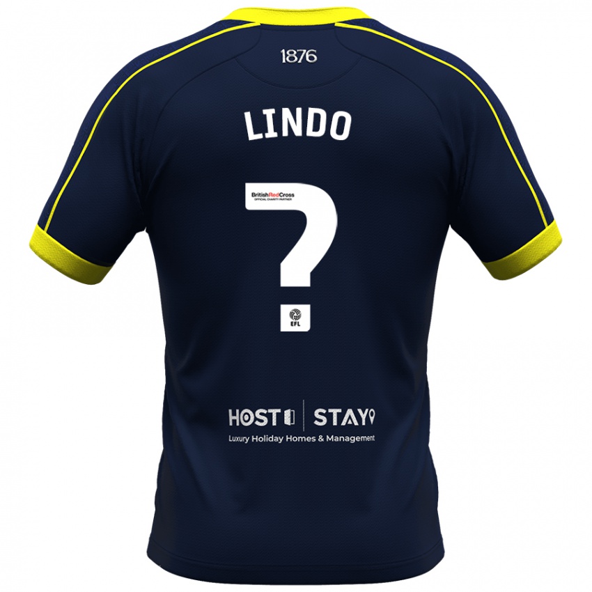 Kinderen Afonso Lindo #0 Marine Uitshirt Uittenue 2023/24 T-Shirt
