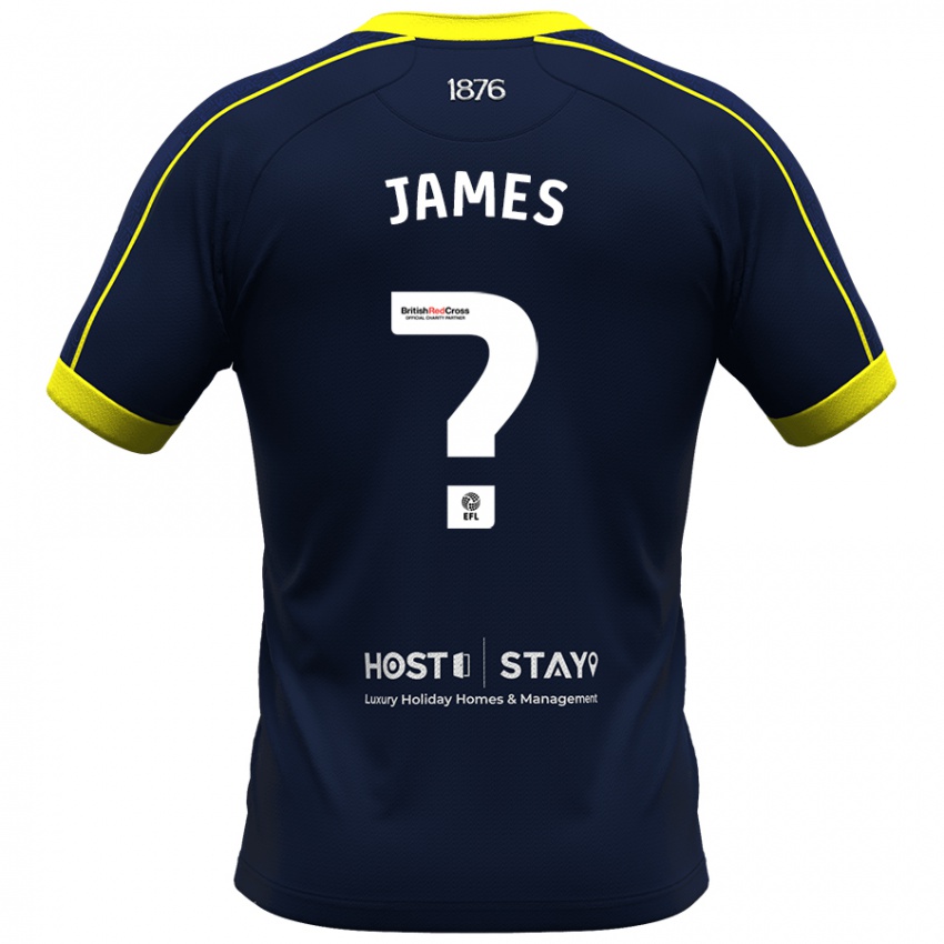 Kinderen Daniel James #0 Marine Uitshirt Uittenue 2023/24 T-Shirt