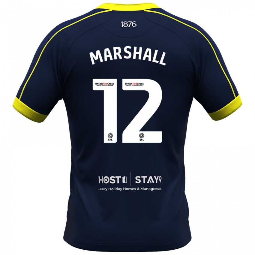 Kinderen Eve Marshall #12 Marine Uitshirt Uittenue 2023/24 T-Shirt