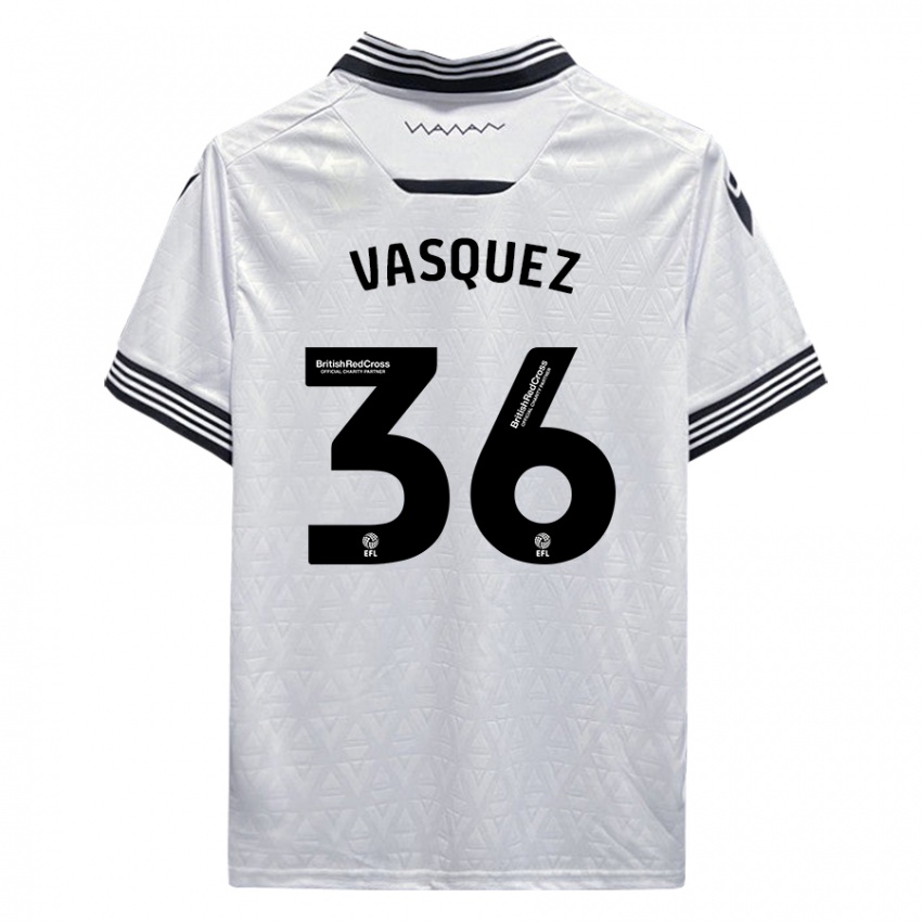 Kinderen Devis Vásquez #36 Wit Uitshirt Uittenue 2023/24 T-Shirt