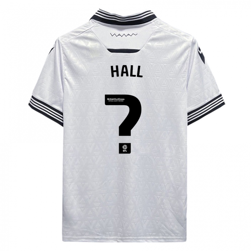 Kinderen Jack Hall #0 Wit Uitshirt Uittenue 2023/24 T-Shirt