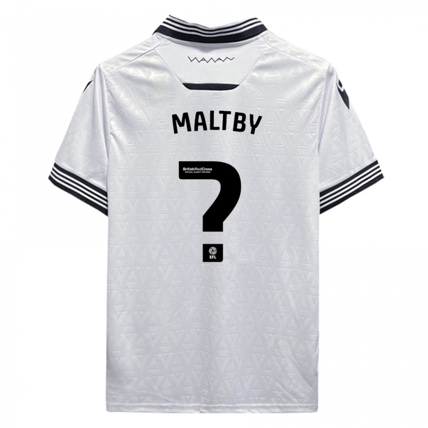 Kinderen Mackenzie Maltby #0 Wit Uitshirt Uittenue 2023/24 T-Shirt