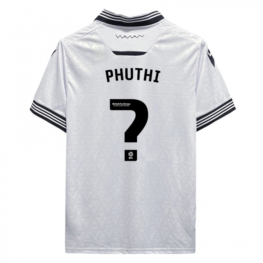 Kinderen Joey Phuthi #0 Wit Uitshirt Uittenue 2023/24 T-Shirt